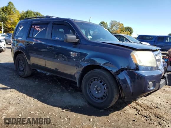 2010 Honda Pilot LX with VIN 5FNYF4H22AB037360, listed as a Copart auction lot 86506475 with 190,327 mi miles and Salvage title. Bid and sale history available at DreamBid. Image 4.