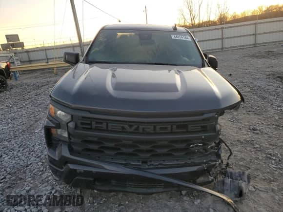 2023 Chevrolet Silverado 1500 Custom с VIN 1GCPABEK5PZ214635, выставлен на аукционе Copart как лот 84854184 с пробегом 23 320 миль миль и Списание • Salvage title. История ставок и продаж доступна на DreamBid. Изображение 5.