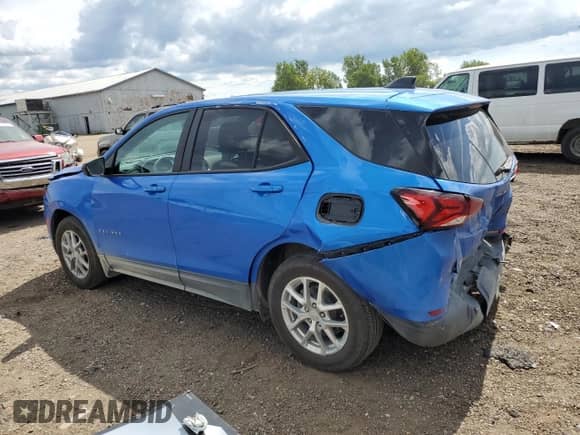 2024 Chevrolet Equinox LS z VIN 3GNAXSEG3RL272969, wystawiony jako Copart lot #70292525 z przebiegiem 44 023 mil mil oraz Nie do naprawy • Non repairable. Historia ofert i sprzedaży dostępna na DreamBid. Obrazek 2.