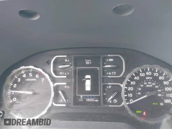 2019 Toyota Tundra SR5 with VIN 5TFAY5F14KX791024, listed as a IAAI auction lot 41938557 with 68,660 mi miles and . Bid and sale history available at DreamBid. Image 7.