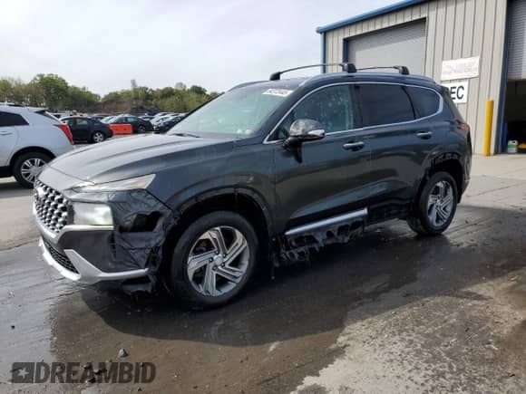 2021 Hyundai Santa Fe SEL with VIN 5NMS6DAJ1MH370644, listed as a Copart auction lot 84372445 with 68,339 mi miles and Salvage title. Bid and sale history available at DreamBid. Image 1.