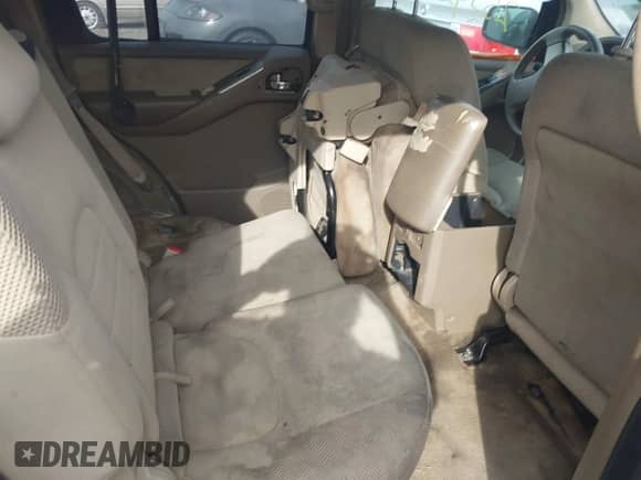 2005 Nissan Pathfinder LE with VIN 5N1AR18U55C723027, listed as a IAAI auction lot 43238793 with Not provided miles and . Bid and sale history available at DreamBid. Image 8.