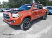 2017 Toyota Tacoma SR5 with VIN 5TFAZ5CN6HX027463, listed as a Copart auction lot 85557195 with 124,527 mi miles and Non repairable. Bid and sale history available at DreamBid. Image 1.
