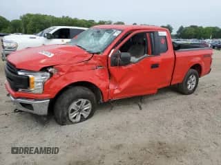 2019 Ford F-150 XL с VIN 1FTFX1E41KKD00743, выставлен на аукционе Copart как лот 54218475 с пробегом Не указан миль и Чистый • Clean title. История ставок и продаж доступна на DreamBid. Изображение 1.