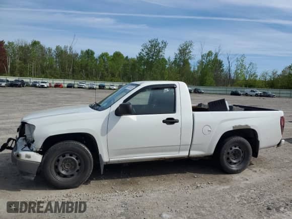 2010 Chevrolet Colorado Work Truck with VIN 1GCCSBD91A8141089, listed as a Copart auction lot 58292565 with Not provided miles and Salvage title. Bid and sale history available at DreamBid. Image 1.