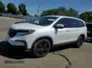 2022 Honda Pilot Black Edition with VIN 5FNYF6H75NB076229, listed as a Copart auction lot 71404505 with 75,682 mi miles and Salvage title. Bid and sale history available at DreamBid. Image 14.