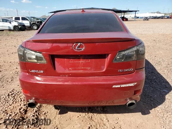 2008 Lexus IS 350 с VIN JTHBE262385018360, выставлен на аукционе Copart как лот 81994895 с пробегом 228 554 миль миль и Списание • Salvage title. История ставок и продаж доступна на DreamBid. Изображение 6.