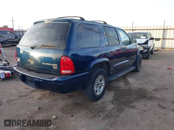 2003 Dodge Durango SLT with VIN 1D4HR48Z43F611530, listed as a IAAI auction lot 40945827 with 213,483 mi miles and . Bid and sale history available at DreamBid. Image 4.