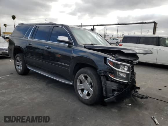 2016 Chevrolet Suburban LTZ with VIN 1GNSCJKC0GR158140, listed as a Copart auction lot 66486625 with 51,993 mi miles and Salvage title. Bid and sale history available at DreamBid. Image 4.