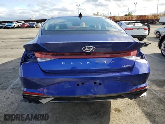 2022 Hyundai Elantra Limited с VIN KMHLP4AG2NU366243, выставлен на аукционе Copart как лот 48540215 с пробегом 16 145 миль миль и Списание • Salvage title. История ставок и продаж доступна на DreamBid. Изображение 6.