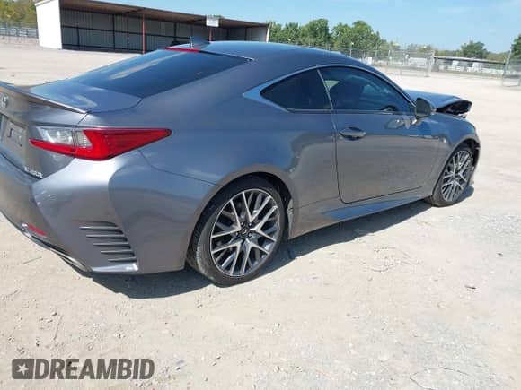 2016 Lexus RC 200t F Sport with VIN JTHHA5BC3G5004267, listed as a IAAI auction lot 43362432 with 85,523 mi miles and . Bid and sale history available at DreamBid. Image 4.