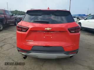 2023 Chevrolet Blazer LT с VIN 3GNKBCR48PS219261, выставлен на аукционе Copart как лот 71818295 с пробегом 12 559 миль миль и На запчасти • Non repairable. История ставок и продаж доступна на DreamBid. Изображение 6.