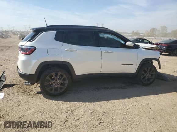 2020 Jeep Compass Limited with VIN 3C4NJDCB4LT157822, listed as a Copart auction lot 84813165 with Not provided miles and Salvage title. Bid and sale history available at DreamBid. Image 3.