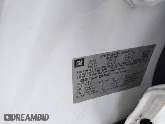 2017 Chevrolet Colorado 4WD LT с VIN 1GCGTCENXH1314000, выставлен на аукционе IAAI как лот 43286048 с пробегом 79 070 миль миль и . История ставок и продаж доступна на DreamBid. Изображение 9.