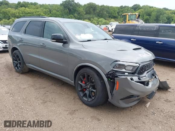 2023 Dodge Durango R/T Plus with VIN 1C4SDJCT7PC559224, listed as a IAAI auction lot 42689061 with 20,687 mi miles and . Bid and sale history available at DreamBid. Image 1.
