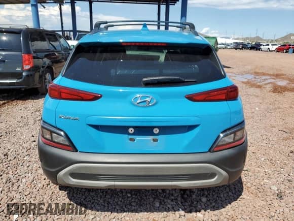 2022 Hyundai Kona SEL с VIN KM8K32AB1NU862263, выставлен на аукционе Copart как лот 71293555 с пробегом 27 800 миль миль и Списание • Salvage title. История ставок и продаж доступна на DreamBid. Изображение 6.
