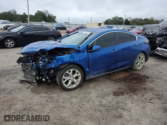 2017 Chevrolet Volt Premier z VIN 1G1RB6S51HU106693, wystawiony jako Copart lot #85186075 z przebiegiem 155 762 mil mil oraz Szkoda całkowita • Salvage title. Historia ofert i sprzedaży dostępna na DreamBid. Obrazek 1.