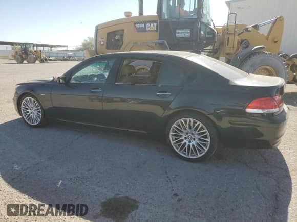 2007 BMW 7 Series 750Li with VIN WBAHN83567DT72887, listed as a Copart auction lot 57689855 with 146,254 mi miles and Clean title. Bid and sale history available at DreamBid. Image 2.