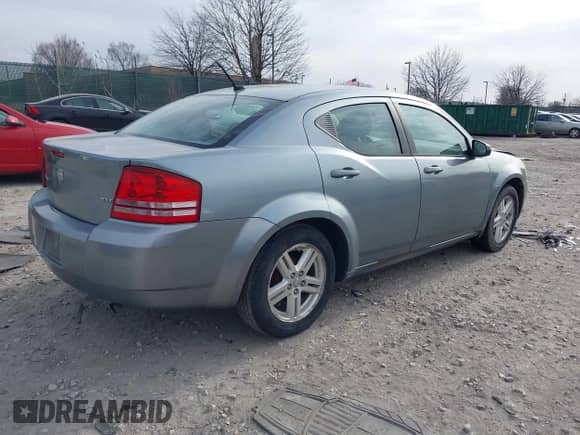 2008 Dodge Avenger SXT с VIN 1B3LC56J98N298615, выставлен на аукционе IAAI как лот 41600816 с пробегом 104 748 миль миль и . История ставок и продаж доступна на DreamBid. Изображение 4.