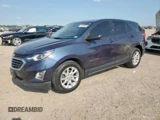 2018 Chevrolet Equinox LS with VIN 3GNAXHEV6JS576812, listed as a Copart auction lot 71661405 with 132,566 mi miles and Salvage title. Bid and sale history available at DreamBid. Image 1.