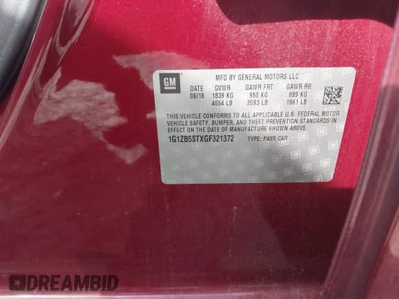 2016 Chevrolet Malibu LS с VIN 1G1ZB5STXGF321372, выставлен на аукционе IAAI как лот 43187033 с пробегом 144 291 миль миль и . История ставок и продаж доступна на DreamBid. Изображение 9.