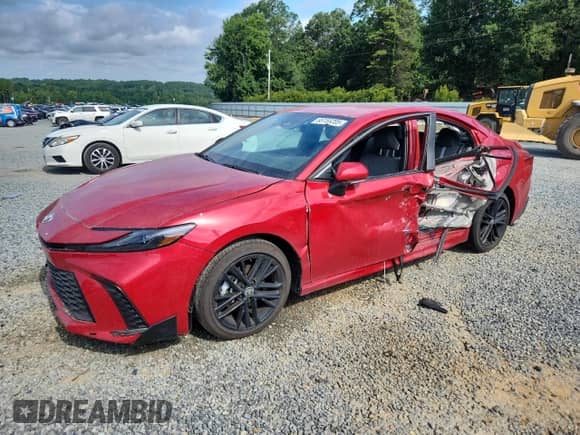 2025 Toyota Camry LE with VIN 4T1DAACK0SU078030, listed as a Copart auction lot 65156205 with Not provided miles and Salvage title. Bid and sale history available at DreamBid. Image 1.