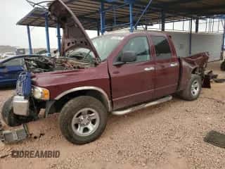 2002 Dodge 1500 z VIN 3D7HA18N02G188982, wystawiony jako Copart lot #82389275 z przebiegiem 166 366 mil mil oraz Szkoda całkowita • Salvage title. Historia ofert i sprzedaży dostępna na DreamBid. Obrazek 1.