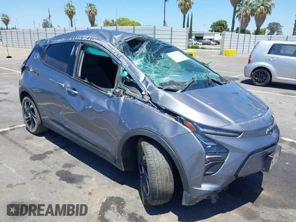 2023 Chevrolet Bolt EV 1LT with VIN 1G1FW6S00P4125326, listed as a IAAI auction lot 42519260 with 49,855 mi miles and . Bid and sale history available at DreamBid. Image 1.