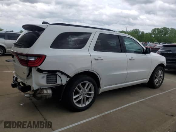 2023 Dodge Durango GT Premium с VIN 1C4RDHDG8PC572010, выставлен на аукционе Copart как лот 55154285 с пробегом 83 615 миль миль и Списание • Salvage title. История ставок и продаж доступна на DreamBid. Изображение 3.
