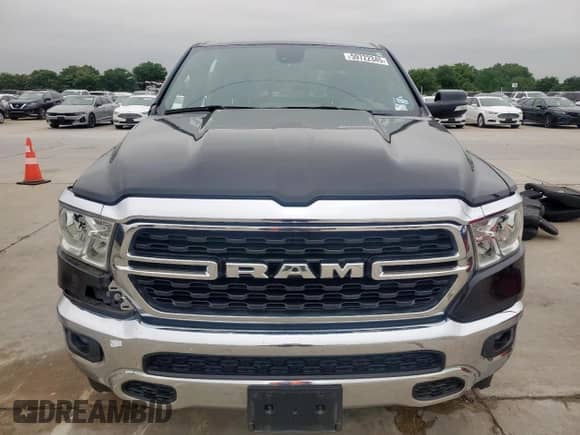 2022 Ram 1500 Big Horn с VIN 1C6RREFG1NN254218, выставлен на аукционе Copart как лот 59722345 с пробегом 71 378 миль миль и Списание • Salvage title. История ставок и продаж доступна на DreamBid. Изображение 5.