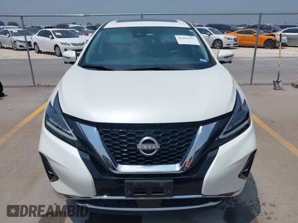 2023 Nissan Murano SL with VIN 5N1AZ2CJ9PC120099, listed as a IAAI auction lot 42293322 with 28,649 mi miles and . Bid and sale history available at DreamBid. Image 12.