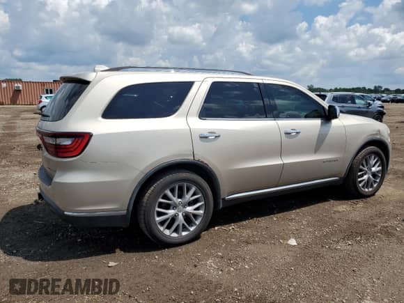 2014 Dodge Durango Citadel z VIN 1C4SDJET1EC972959, wystawiony jako Copart lot #63964855 z przebiegiem 105 403 mil mil oraz Szkoda całkowita • Salvage title. Historia ofert i sprzedaży dostępna na DreamBid. Obrazek 3.