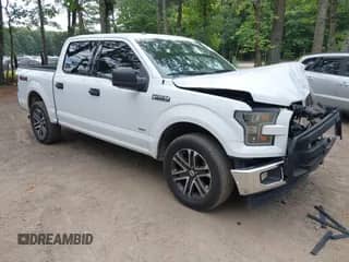 2017 Ford F-150 XL with VIN 1FTEW1EP5HFB19834, listed as a IAAI auction lot 43053915 with 153,314 mi miles and . Bid and sale history available at DreamBid. Image 1.