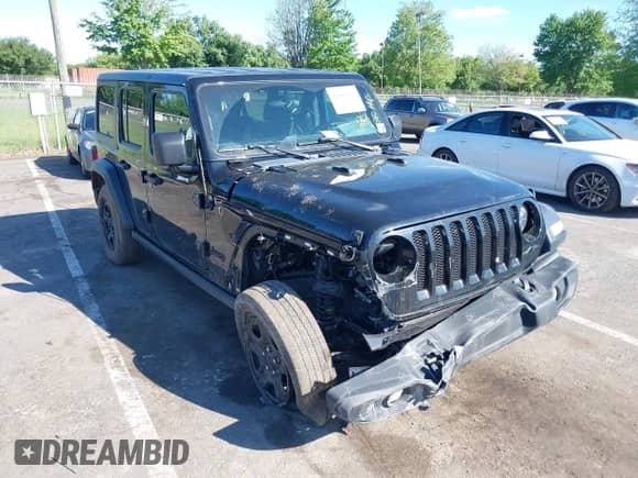 2022 Jeep Wrangler Unlimited Willys with VIN 1C4HJXDN4NW255589, listed as a IAAI auction lot 42307438 with 28,550 mi miles and . Bid and sale history available at DreamBid. Image 1.