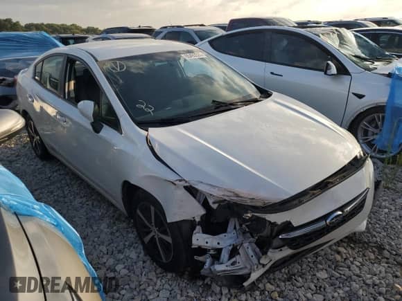 2023 Subaru Impreza Premium with VIN 4S3GKAV68P3603640, listed as a Copart auction lot 65493535 with Not provided miles and Salvage title. Bid and sale history available at DreamBid. Image 4.