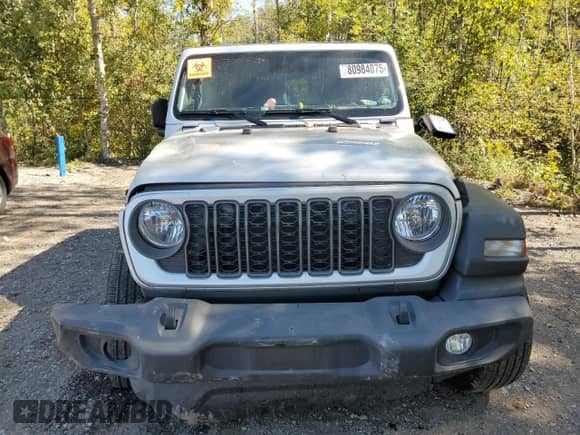 2024 Jeep Wrangler Sport с VIN 1C4PJXAG5RW288267, выставлен на аукционе Copart как лот 80984075 с пробегом Не указан миль и Списание • Salvage title. История ставок и продаж доступна на DreamBid. Изображение 5.