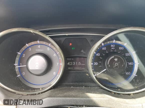 2012 Hyundai Sonata GLS z VIN 5NPEB4AC1CH427288, wystawiony jako Copart lot #62653785 z przebiegiem 125 963 mil mil oraz Szkoda całkowita • Salvage title. Historia ofert i sprzedaży dostępna na DreamBid. Obrazek 9.