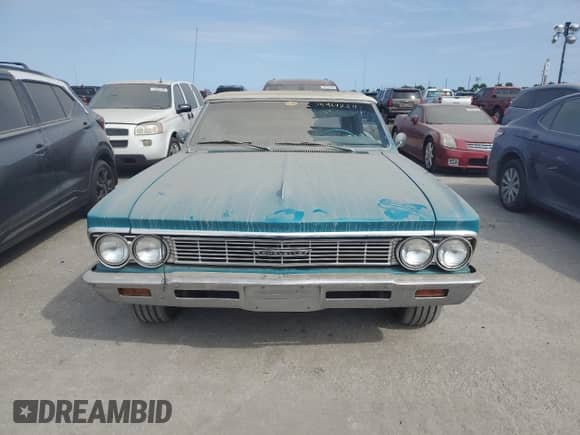 1966 Chevrolet Chevelle с VIN 136676B166330, выставлен на аукционе Copart как лот 75464224 с пробегом 721 991 миль миль и Списание • Salvage title. История ставок и продаж доступна на DreamBid. Изображение 5.