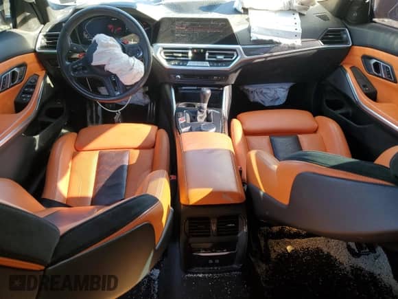 2022 BMW M3 с VIN WBS53AY00NFL69414, выставлен на аукционе Copart как лот 49531325 с пробегом 20 837 миль миль и Списание • Salvage title. История ставок и продаж доступна на DreamBid. Изображение 8.