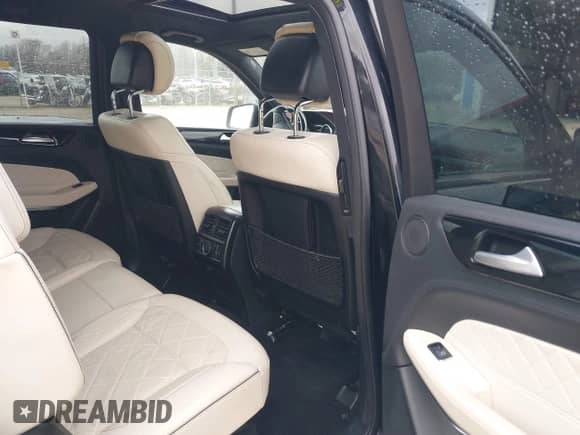 2017 Mercedes-Benz GLS 550 with VIN 4JGDF7DE3HA952393, listed as a IAAI auction lot 41486489 with 86,350 mi miles and . Bid and sale history available at DreamBid. Image 8.