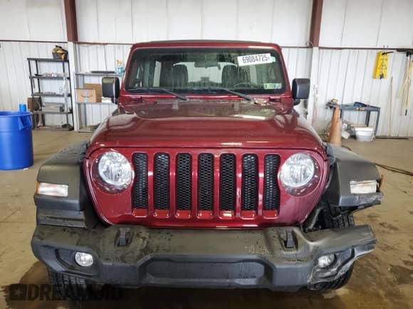 2021 Jeep Wrangler Unlimited 80th Anniversary with VIN 1C4HJXDG6MW721183, listed as a Copart auction lot 69084725 with 52,662 mi miles and Salvage title. Bid and sale history available at DreamBid. Image 5.