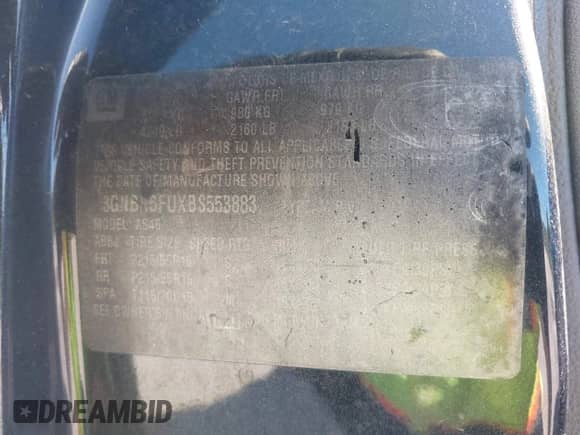 2011 Chevrolet HHR 1LT с VIN 3GNBABFUXBS553883, выставлен на аукционе IAAI как лот 42882175 с пробегом 98 264 миль миль и . История ставок и продаж доступна на DreamBid. Изображение 9.