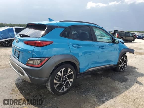 2023 Hyundai Kona Limited с VIN KM8K53A31PU966246, выставлен на аукционе Copart как лот 65830355 с пробегом 60 833 миль миль и На запчасти • Non repairable. История ставок и продаж доступна на DreamBid. Изображение 3.