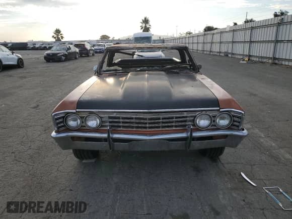 1967 Chevrolet El Camino с VIN 136807Z160386, выставлен на аукционе Copart как лот 66609224 с пробегом Не указан миль и На запчасти • Non repairable. История ставок и продаж доступна на DreamBid. Изображение 5.