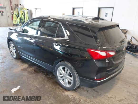 2018 Chevrolet Equinox Premier with VIN 3GNAXVEV6JL394665, listed as a IAAI auction lot 43233918 with 44,367 mi miles and . Bid and sale history available at DreamBid. Image 3.