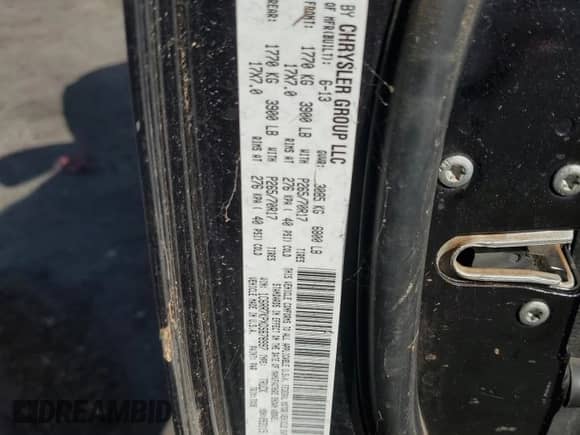 2013 Ram 1500 Tradesman with VIN 1C6RR7KPXDS678997, listed as a Copart auction lot 64696205 with Not provided miles and Salvage title. Bid and sale history available at DreamBid. Image 12.