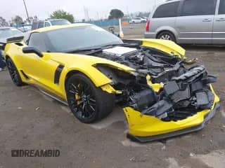 2015 Chevrolet Corvette Z06 3LZ with VIN 1G1YU2D67F5603369, listed as a IAAI auction lot 42193440 with 17,618 mi miles and . Bid and sale history available at DreamBid. Image 1.