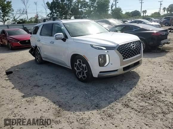 2022 Hyundai Palisade Calligraphy с VIN KM8R74HE6NU397770, выставлен на аукционе Copart как лот 72121894 с пробегом 44 687 миль миль и Списание • Salvage title. История ставок и продаж доступна на DreamBid. Изображение 11.