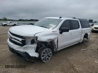 2021 Chevrolet Silverado 1500 RST с VIN 1GCUYEET3MZ256094, выставлен на аукционе Copart как лот 65181395 с пробегом 55 654 миль миль и Списание • Salvage title. История ставок и продаж доступна на DreamBid. Изображение 1.