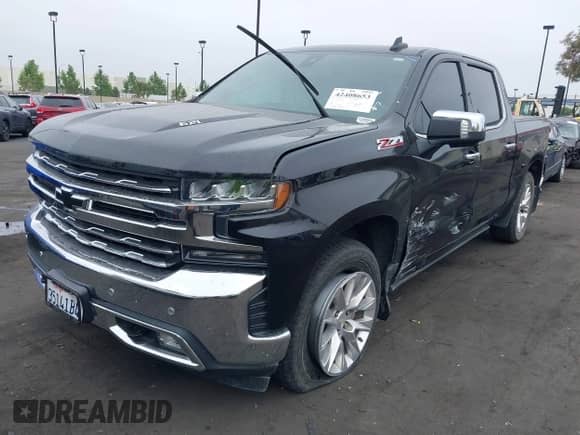 2019 Chevrolet Silverado 1500 LTZ z VIN 1GCUYGEL2KZ124839, wystawiony jako IAAI lot #42408653 z przebiegiem 78 672 mil mil oraz . Historia ofert i sprzedaży dostępna na DreamBid. Obrazek 2.